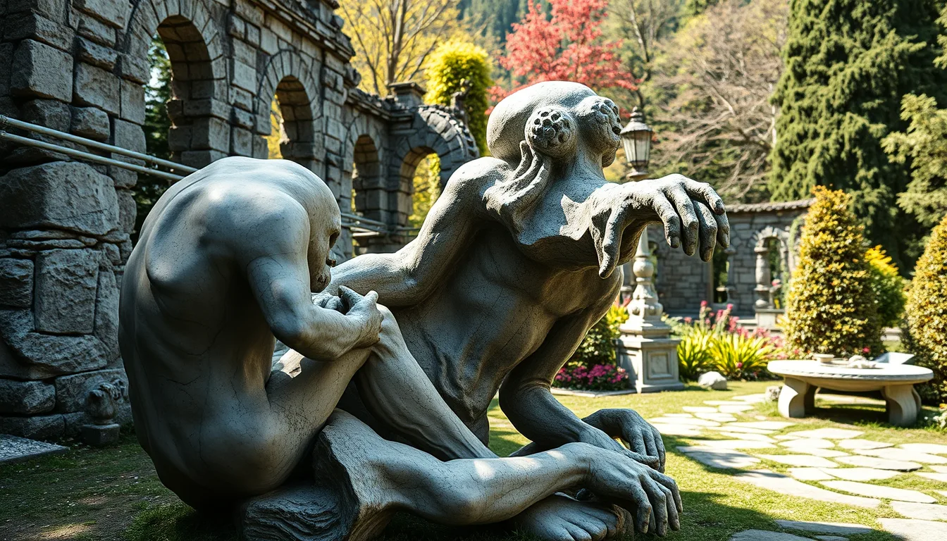 Sculpture for: The appetites of infirmity are sure to famish you / For this / The doctor loves me