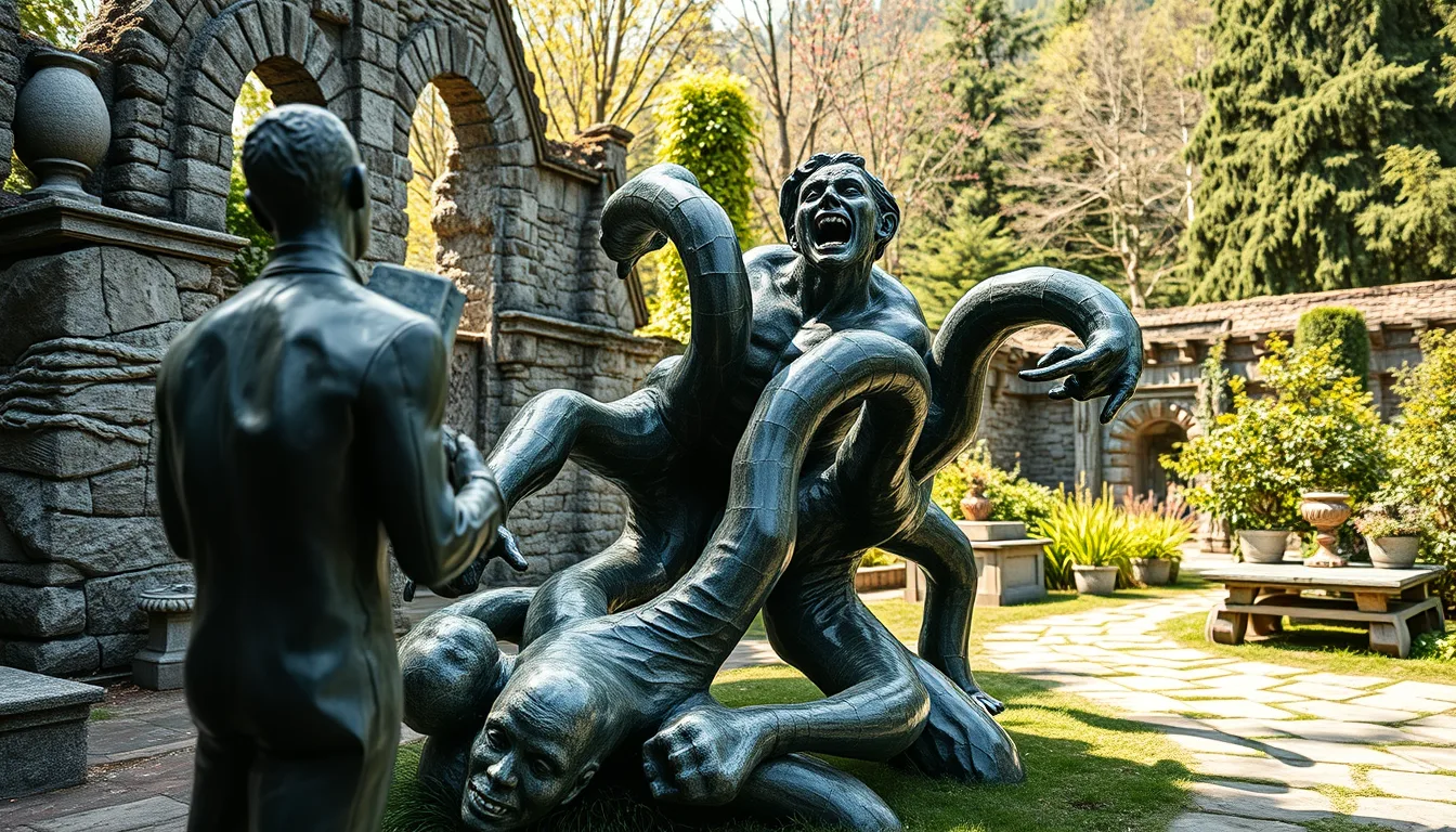 Sculpture for: Angered by prescriptions he can't fill